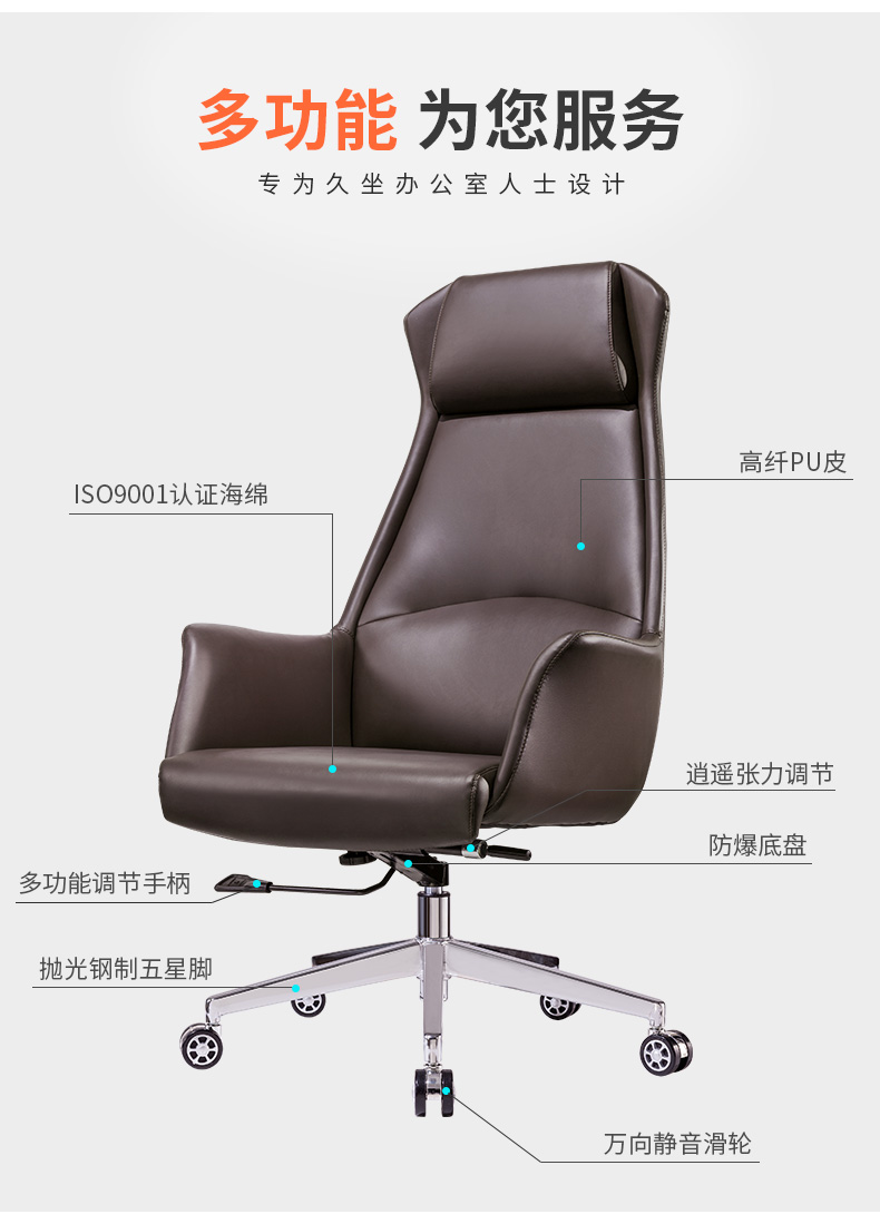 老板辦公椅用那種好