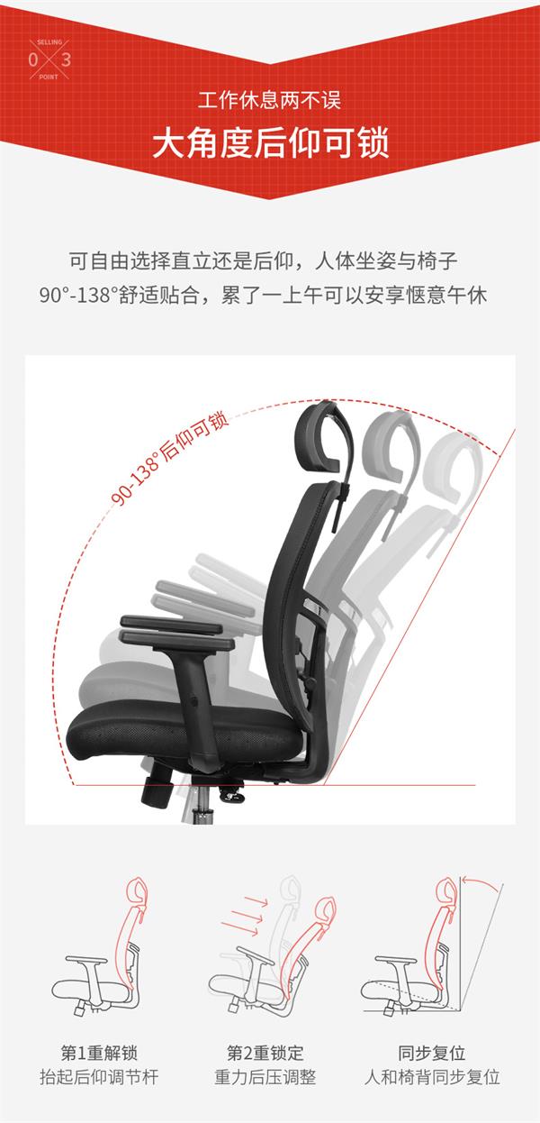 人體工學辦公椅電競椅